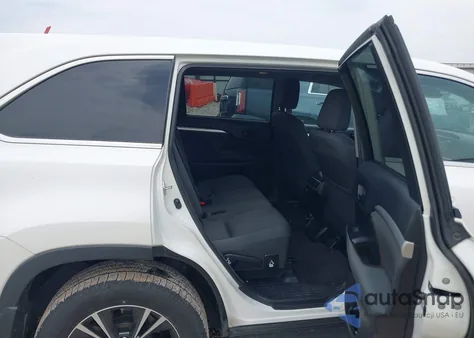 2017 Toyota Highlander Le z USA, uszkodzony, nr VIN 5TDZARFHXHS028502